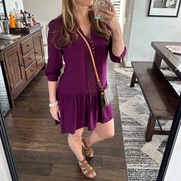 Anthropology MAEVE Purple Dress Size Small - Picture 6 of 16